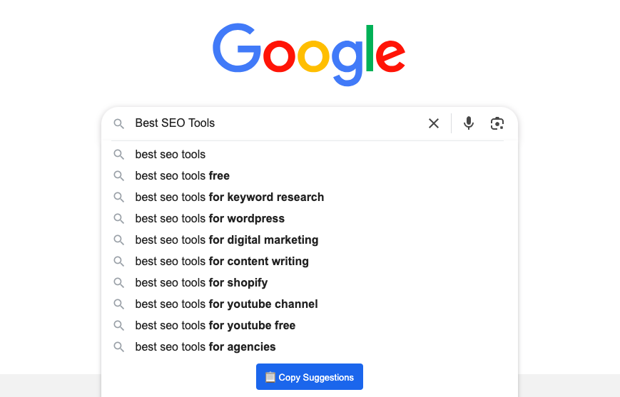 Copy Google's auto suggest by using search scribe Copy Google's auto suggest by using search scribe